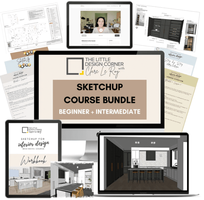 clare le roy sketchup beginner intermediate course bundle 6697bf9e6abce