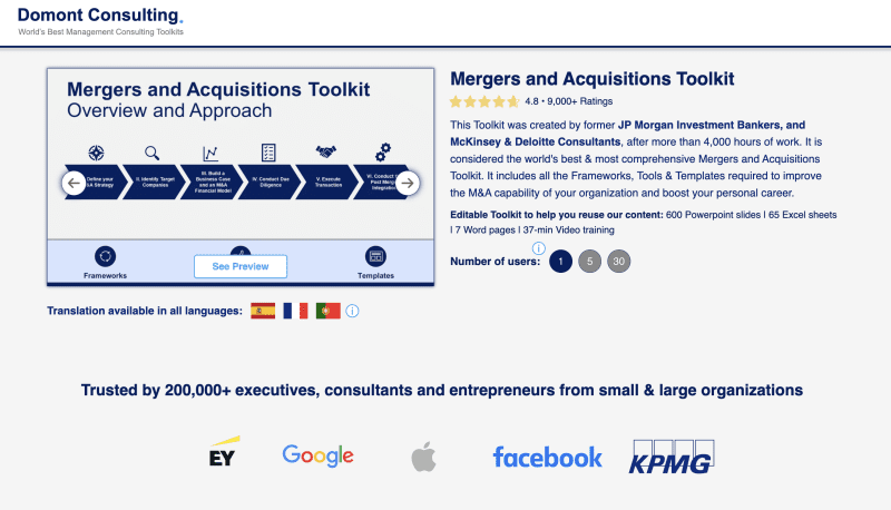 domont consulting mergers and acquisitions toolkit 6697b64531a35