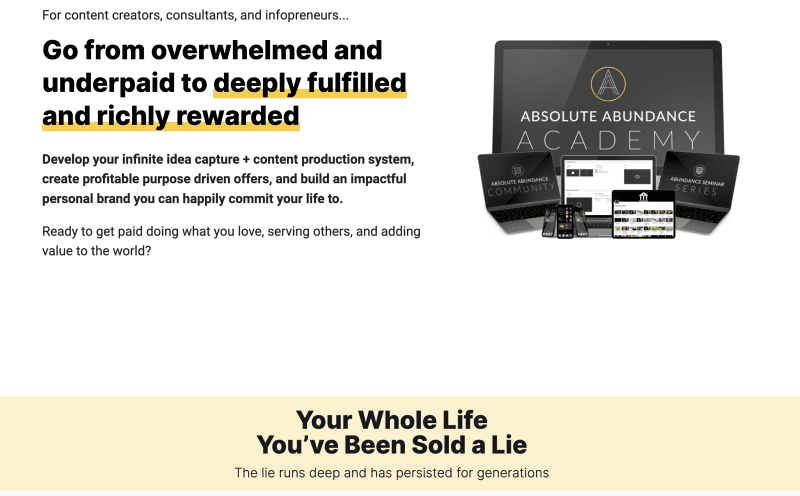 justin c scott absolute abundance academy cohort 6697bb50b37f2
