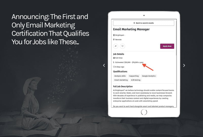 the smart blogger email marketing certification program 6697b78d7a561