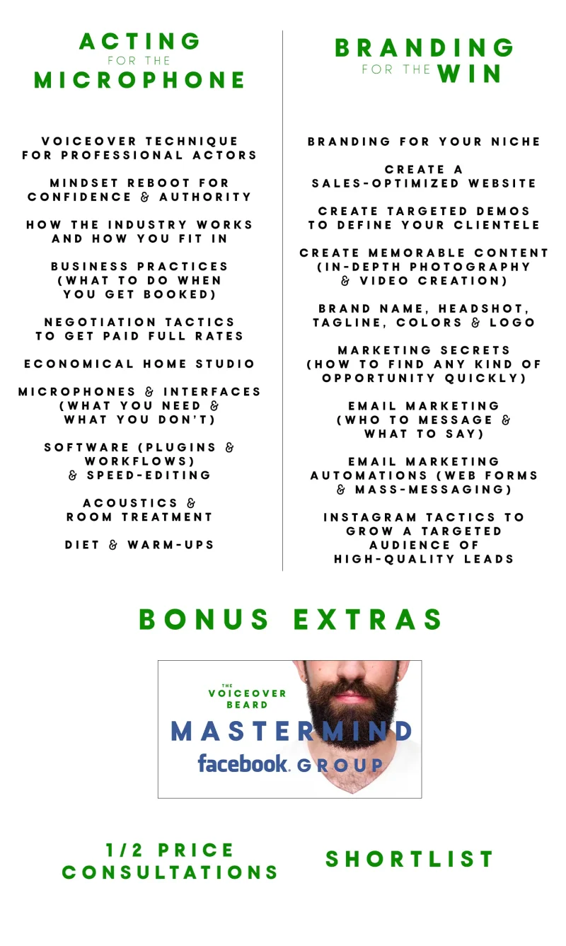 the voiceover beard online courses 6697a23ed7b49