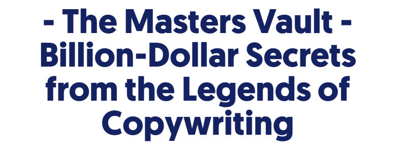 awai billion dollar secrets from the legends of copywriting 6839551721d4c