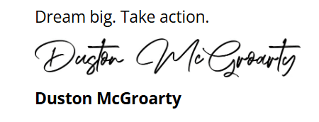 duston mcgroarty 5k a month newsletter coaching program 685e3cf812e80